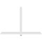 Ekena Millwork Eugene Architectural Grade PVC Gable Bracket, 84"W x 56"H x 2"D x 4"F, 16/12 Pitch GBP084X56X0204EUG00 - alternate 2